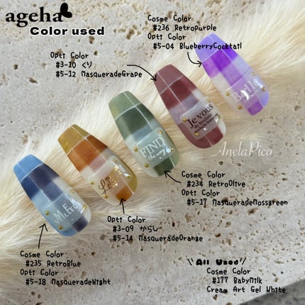 #ネイル,#純国産ジェルネイル,#ジェルネイル,#ブランケットネイル,#チェックネイル,#冬ネイルのネイルデザイン