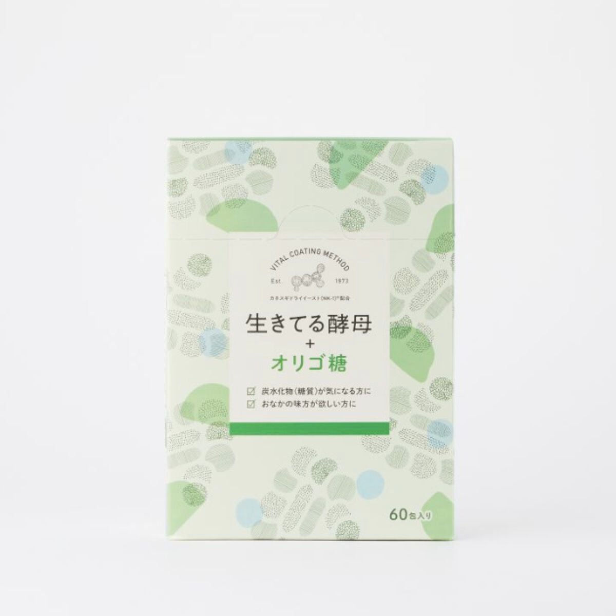 生きてる酵母+オリゴ糖 60包