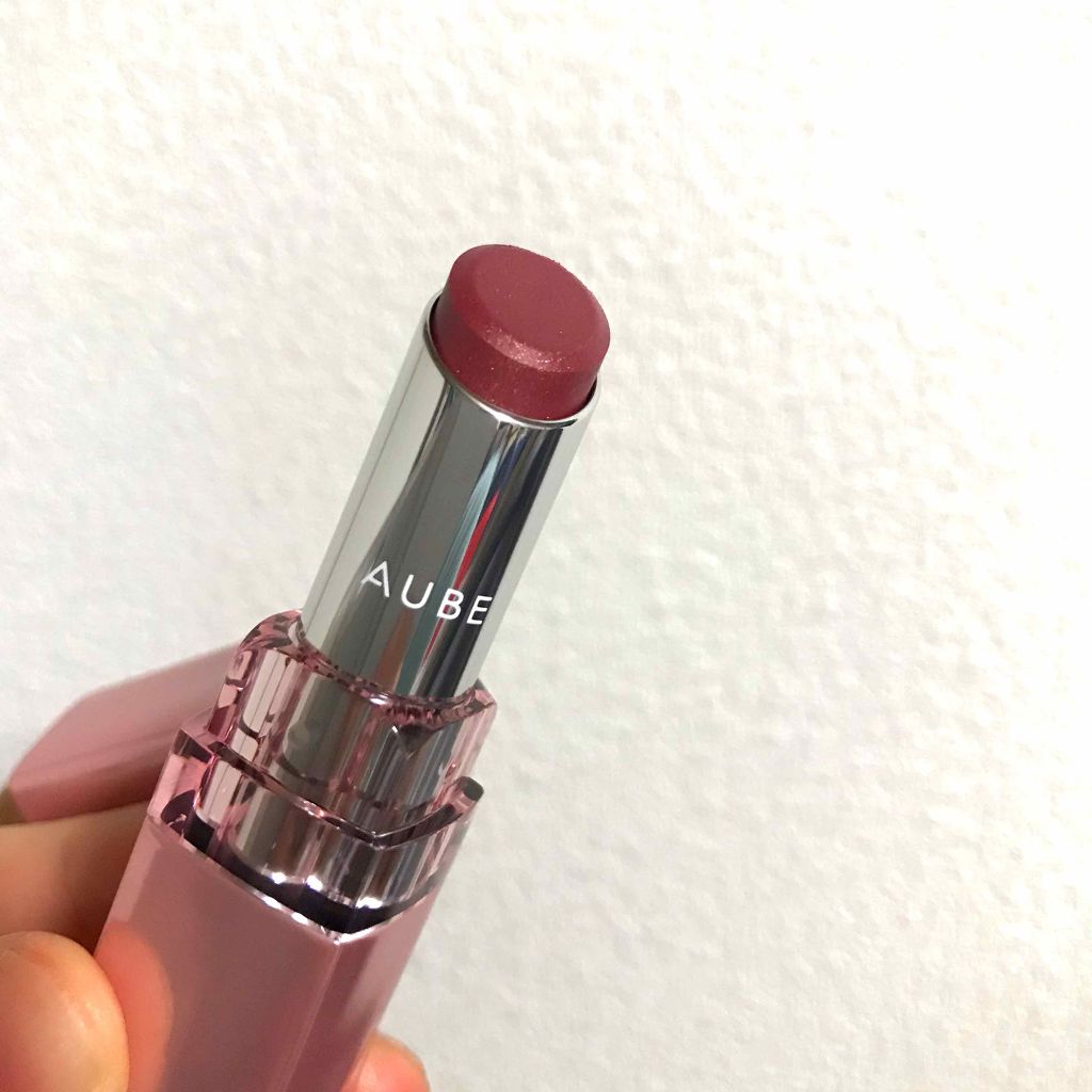 なめらか質感ひと塗りルージュ/AUBE/口紅を使ったクチコミ(2枚目)