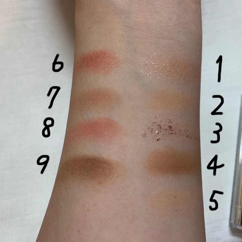 ソフトクレイビームアイシャドウパレット/AMIOK/ジェル・クリームアイシャドウを使ったクチコミ(4枚目)