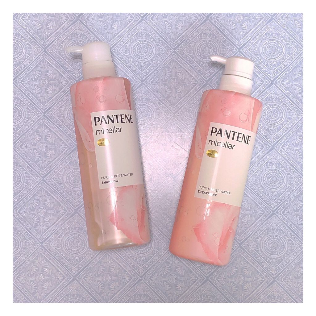 PRO-V ミセラー ピュア＆ローズウォーター ノンシリコンシャンプー/トリートメント/パンテーン/市販シャンプーを使ったクチコミ（1枚目）
