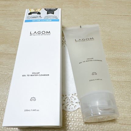 ラゴム ジェルトゥウォーター クレンザー(朝用洗顔)/LAGOM /その他洗顔料を使ったクチコミ(2枚目)