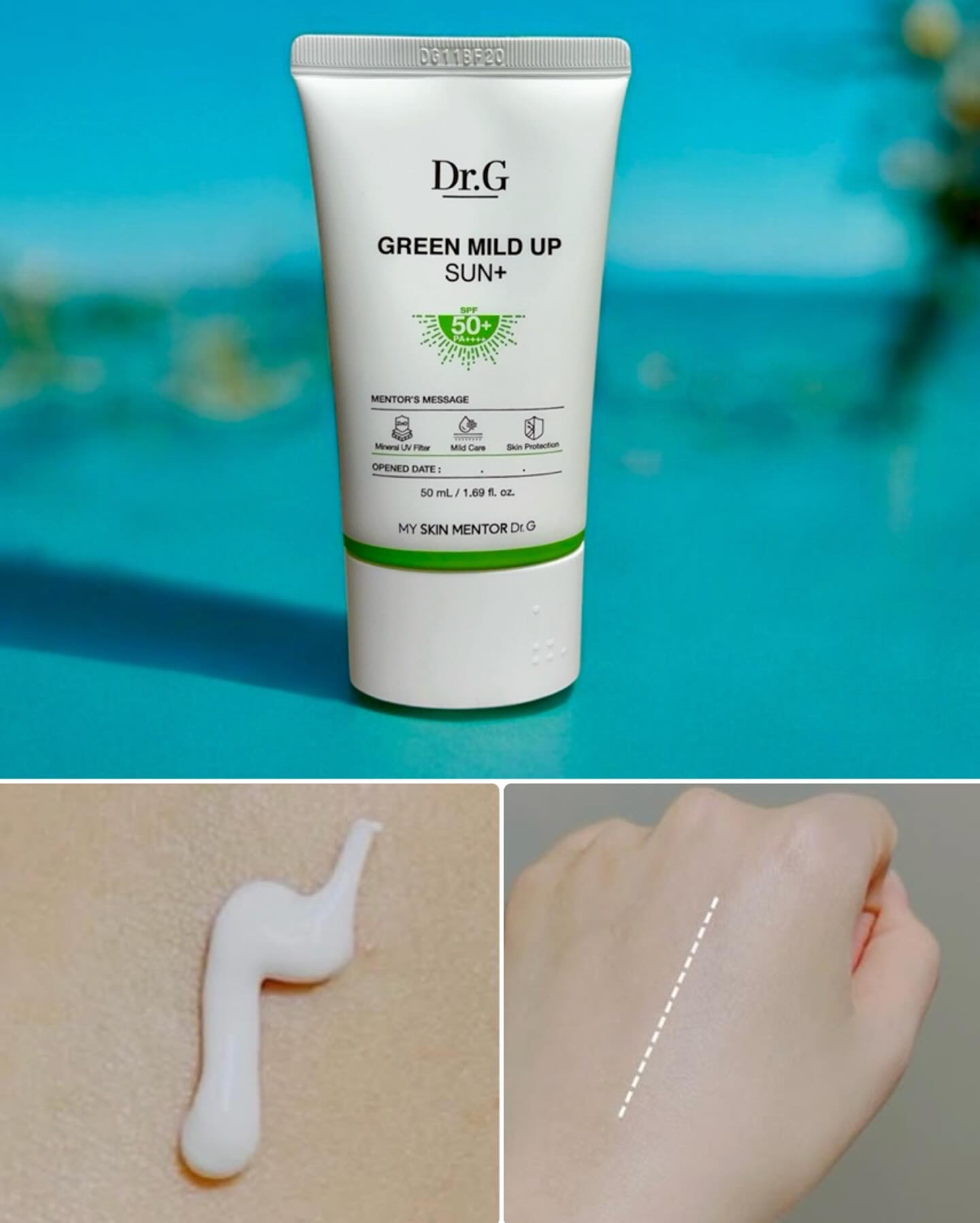 ブライトニングアップサンプラス/Dr.G/日焼け止めクリームを使ったクチコミ（3枚目）