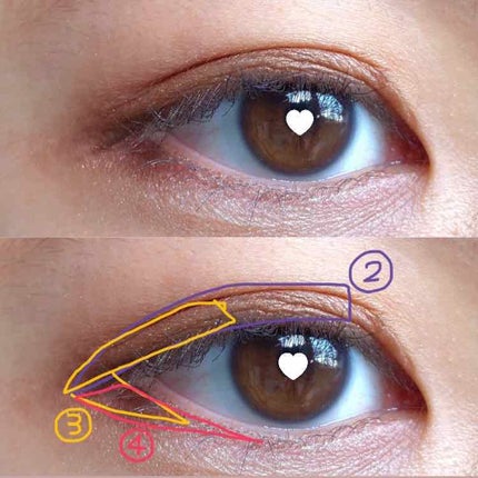 UR GLAM BLOOMING EYE COLOR PALETTE/U R GLAM/アイシャドウパレットを使ったクチコミ(3枚目)