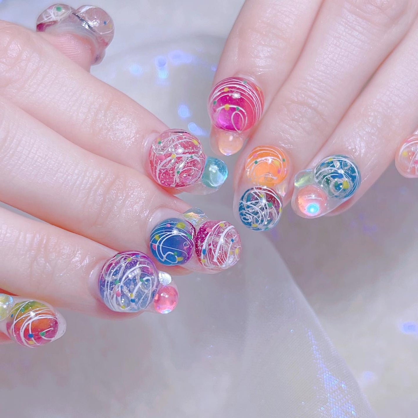 なかやまちえこ on LIPS 「🎐⠀⠀@risa_risa_risadayoさん⠀ヨーヨーネイ..」(1枚目)