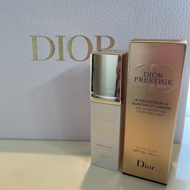 プレステージ ホワイト ル プロテクター ＵＶ シアーグロー/Dior/日焼け止め・UVケアを使ったクチコミ（1枚目）