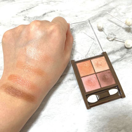 ニュアンスオンアイシャドウ/CEZANNE/アイシャドウパレットを使ったクチコミ(2枚目)