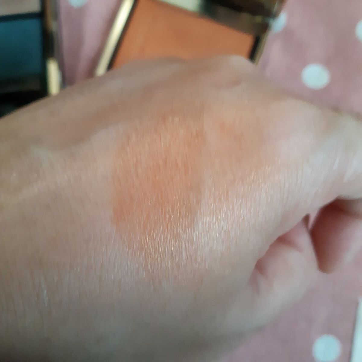 メルティング パウダー ブラッシュ/SUQQU/パウダーチークを使ったクチコミ（2枚目）