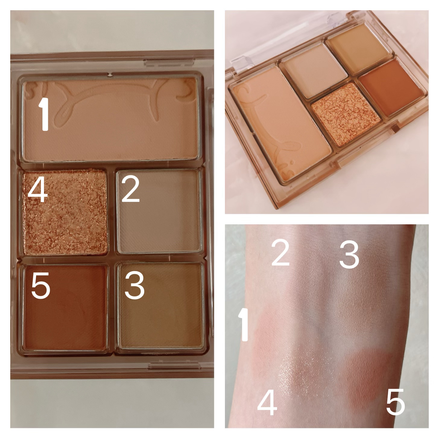 MATE SHADOW PALETTE/somuchis/アイシャドウパレットを使ったクチコミ（3枚目）