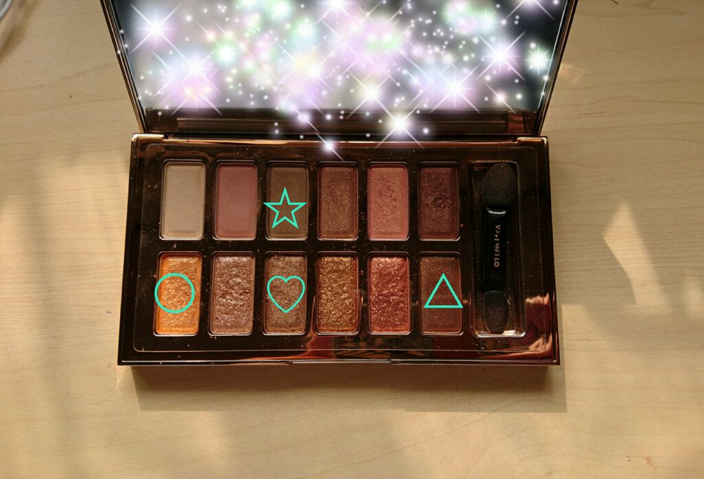 バレンタインボックス/VAVI MELLO/アイシャドウパレットを使ったクチコミ(2枚目)