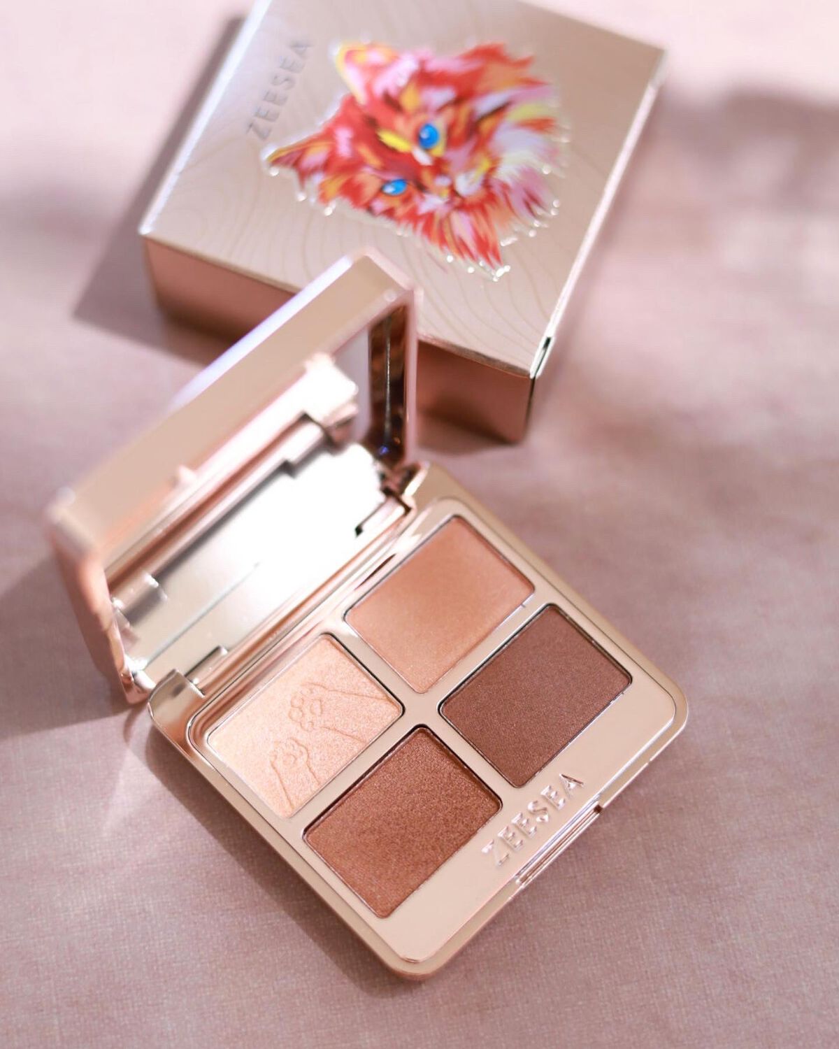 アニマルアイシャドウ(4シェード)/ZEESEA/アイシャドウパレットを使ったクチコミ(2枚目)