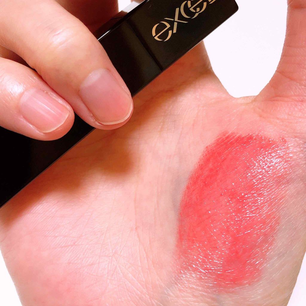 グレイズバームリップ/excel/口紅を使ったクチコミ（3枚目）