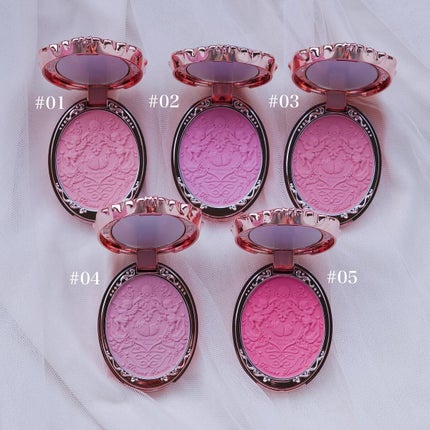 ストロベリーロココ チークブラッシュ/FlowerKnows/パウダーチークを使ったクチコミ(3枚目)