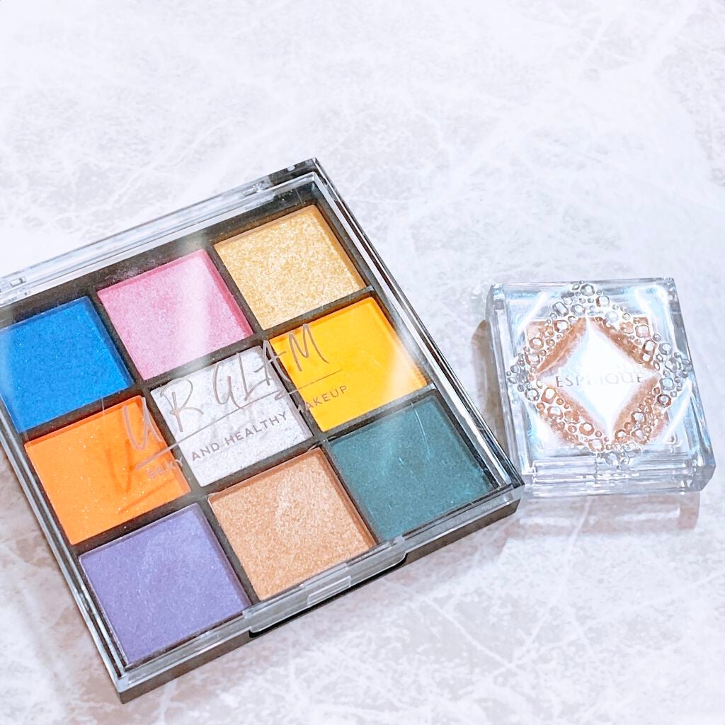 UR GLAM BLOOMING EYE COLOR PALETTE/U R GLAM/アイシャドウパレットを使ったクチコミ(2枚目)