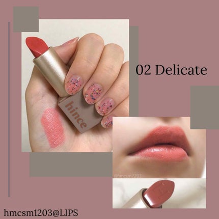 ムードインハンサーシアー/hince/口紅を使ったクチコミ(1枚目)