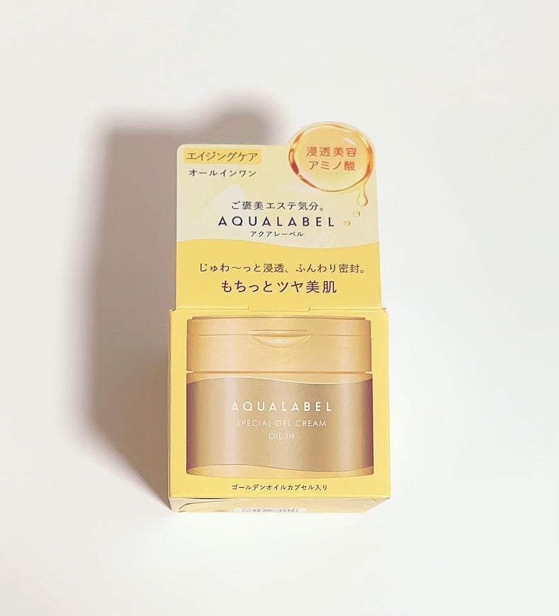 スペシャルジェルクリーム EX (オイルイン)/アクアレーベル/オールインワン化粧品を使ったクチコミ(1枚目)
