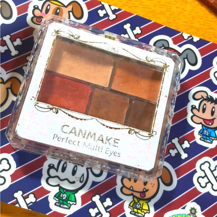 パーフェクトマルチアイズ/キャンメイク/アイシャドウパレットを使ったクチコミ(1枚目)