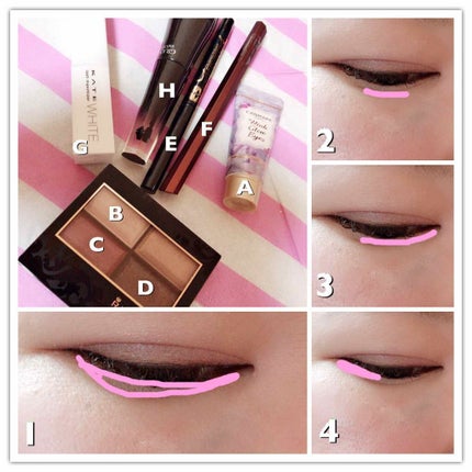 モテライナー リキッド/UZU BY FLOWFUSHI/リキッドアイライナーを使ったクチコミ(4枚目)