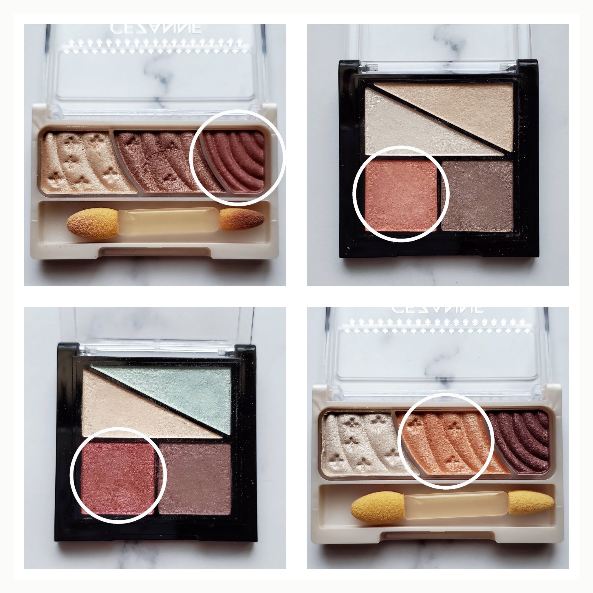 UR GLAM　VELVET EYE COLOR PALETTE スモーキーレッド/U R GLAM/アイシャドウパレットを使ったクチコミ（3枚目）