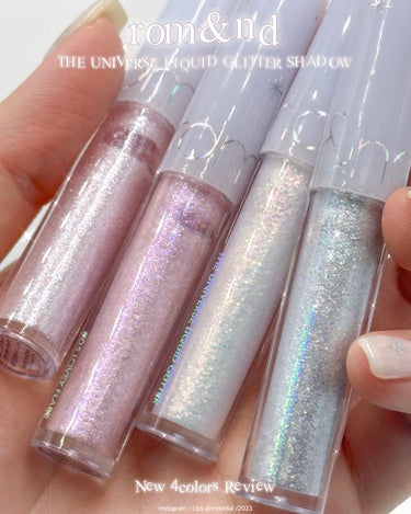 【 rom&nd大人気グリッターに新色登場💍✨】
⁡
⁡
⁡
___________________________
⁡
rom&nd
THE UNIVERSE LIQUID GLITTER SHADO