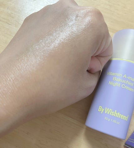 ビタミンA-mazingバクチオールナイトクリーム/By Wishtrend/フェイスクリームを使ったクチコミ(3枚目)