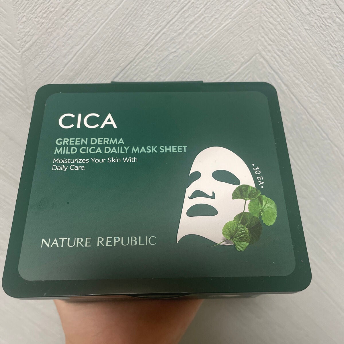 グリーンダーマCICA デイリーシートマスク/ネイチャーリパブリック/シートマスク・パックを使ったクチコミ(1枚目)