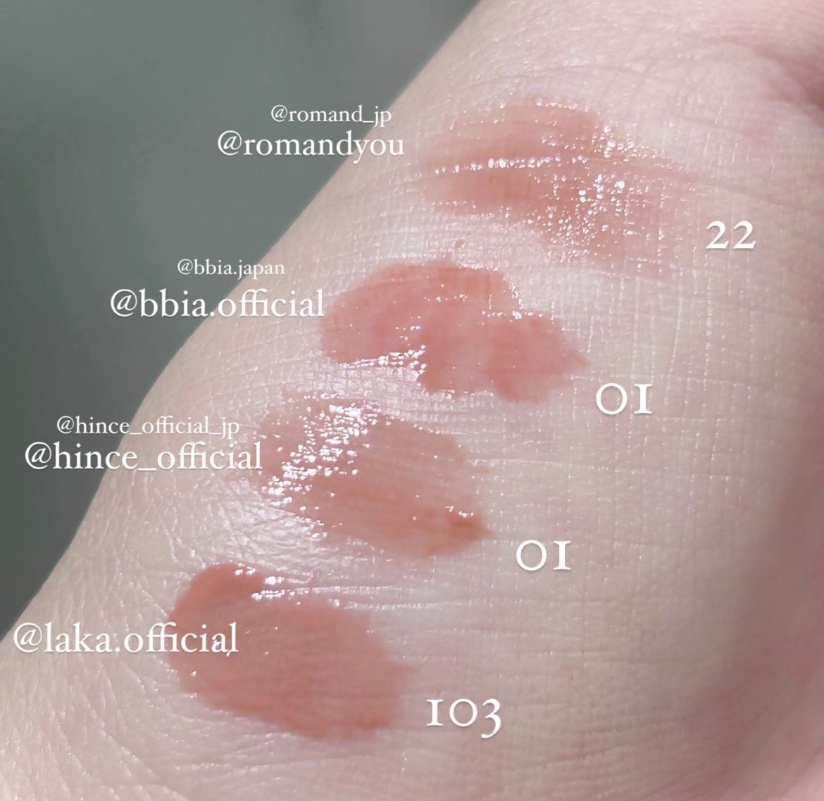 ジューシーラスティングティント/rom&nd/リップティントを使ったクチコミ（2枚目）