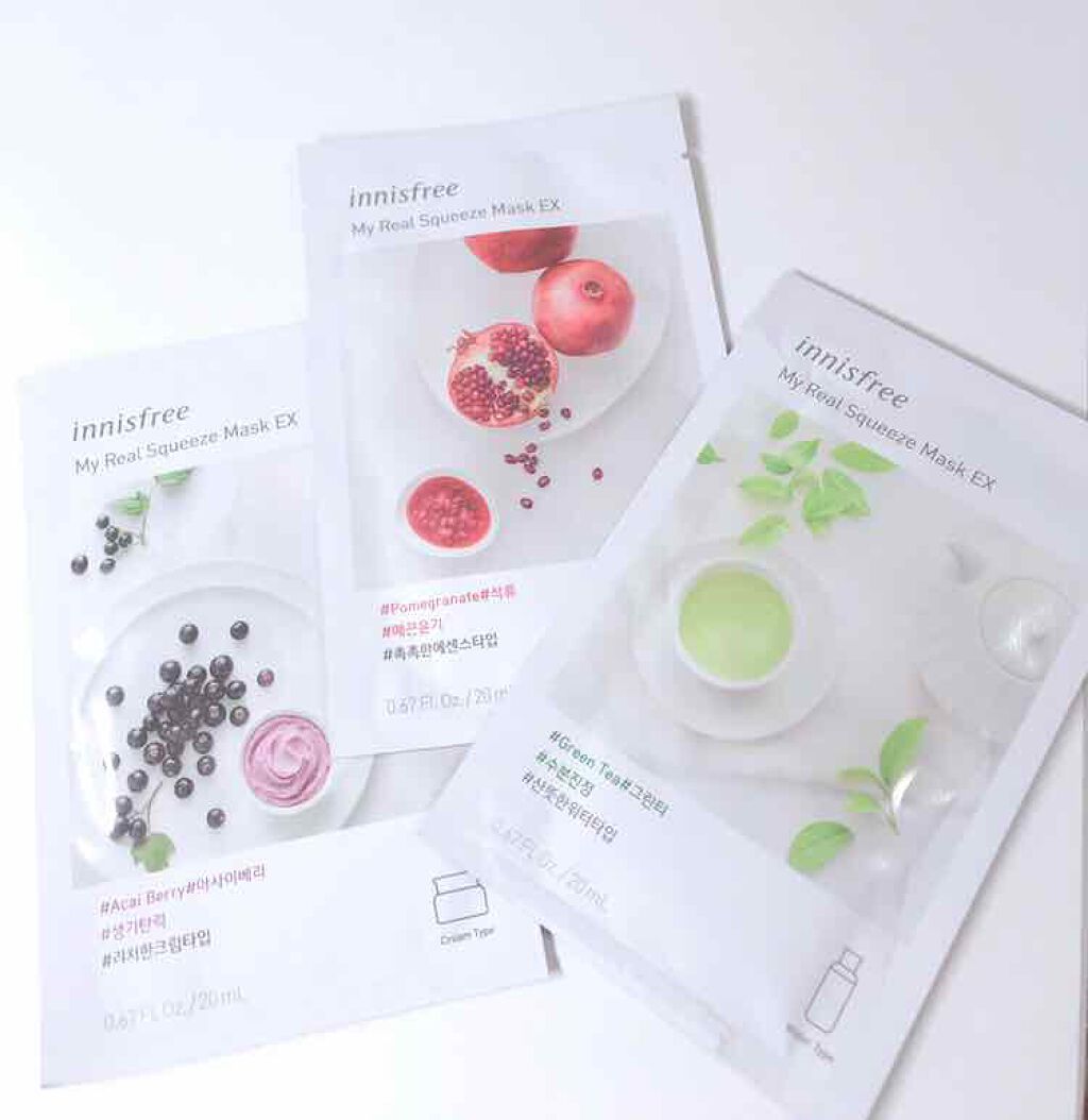 マイリアル スクイーズ マスクシート/innisfree/シートマスク・パックを使ったクチコミ(1枚目)