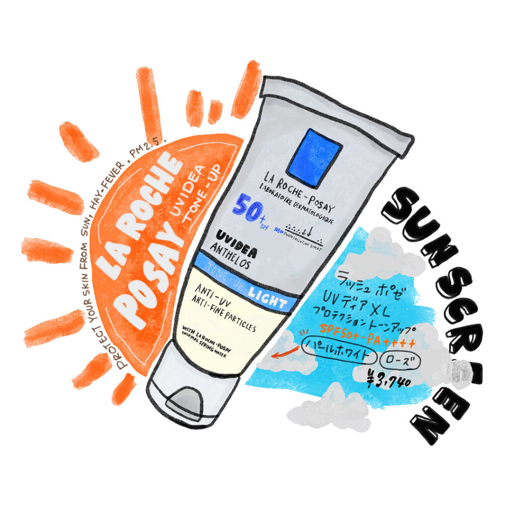 UVイデア XL プロテクショントーンアップ/ラ ロッシュ ポゼ/日焼け止めクリームを使ったクチコミ（1枚目）