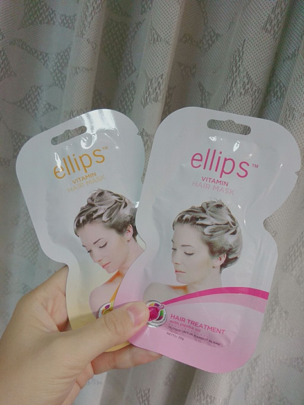 ヘアーオイル【ニュートリカラー】/ellips/ヘアオイルを使ったクチコミ(1枚目)