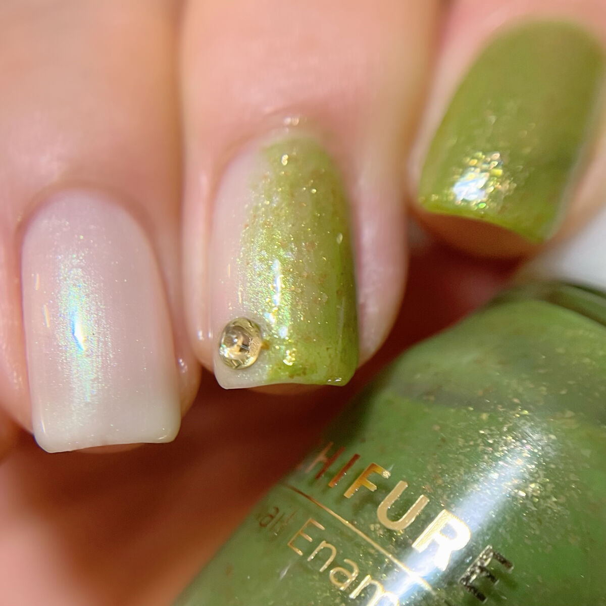 ネイル エナメル/ちふれ/マニキュアを使ったクチコミ（3枚目）