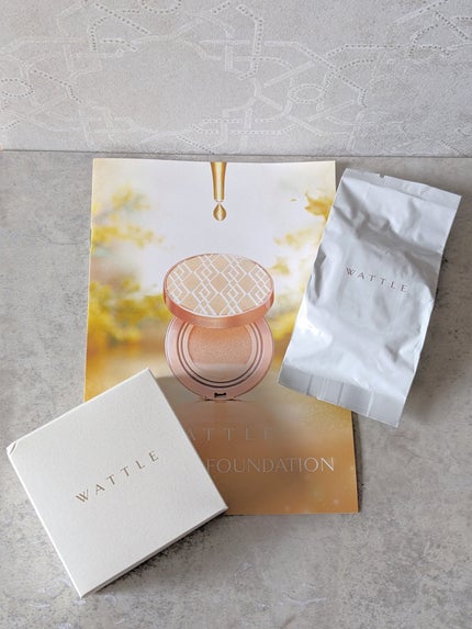 WATTLEクッションファンデーション/WATTLE/クッションファンデーションを使ったクチコミ(2枚目)