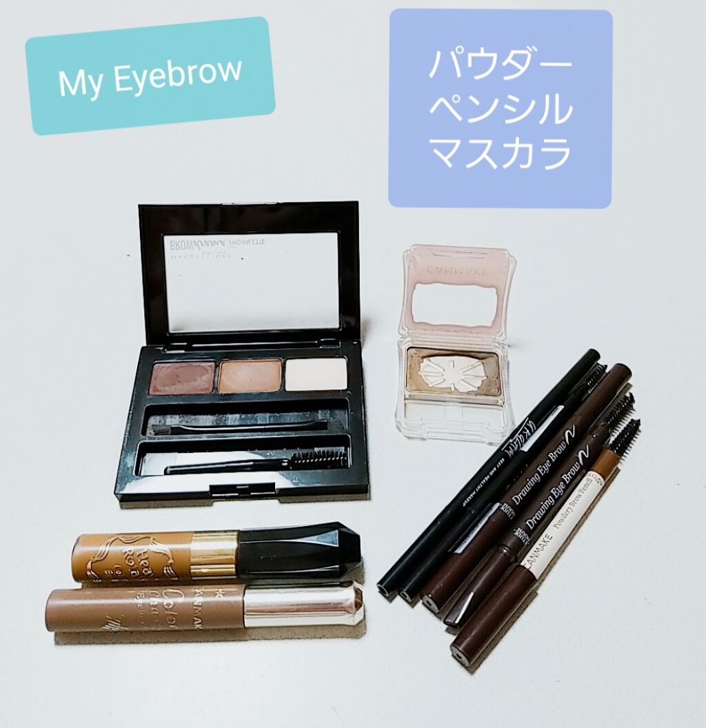 ナチュラルシフォンアイブロウ/キャンメイク/パウダーアイブロウを使ったクチコミ（1枚目）