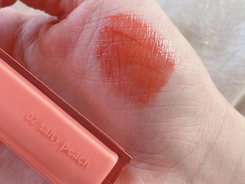 デュイフルウォーターティント/rom&nd/リップティントを使ったクチコミ(5枚目)