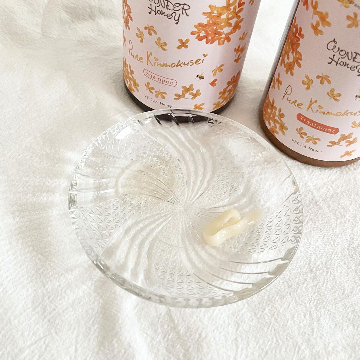 ワンダーハニー ハチ酸シャンプー ／ ハチ酸トリートメント ピュアキンモクセイ/VECUA Honey/市販シャンプーを使ったクチコミ（3枚目）