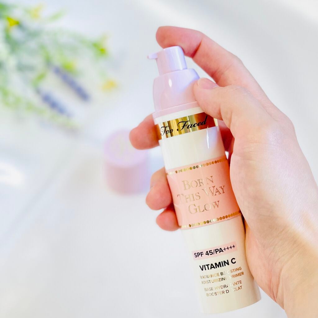 ボーン ディス ウェイ グロウ モイスチュアライジング メイクアップ プライマー/Too Faced/化粧下地を使ったクチコミ(3枚目)