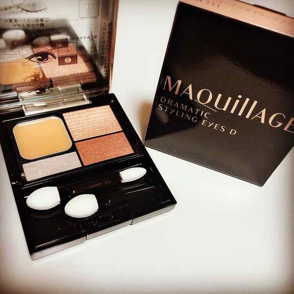 ドラマティックスタイリングアイズD/マキアージュ/アイシャドウパレットを使ったクチコミ（1枚目）