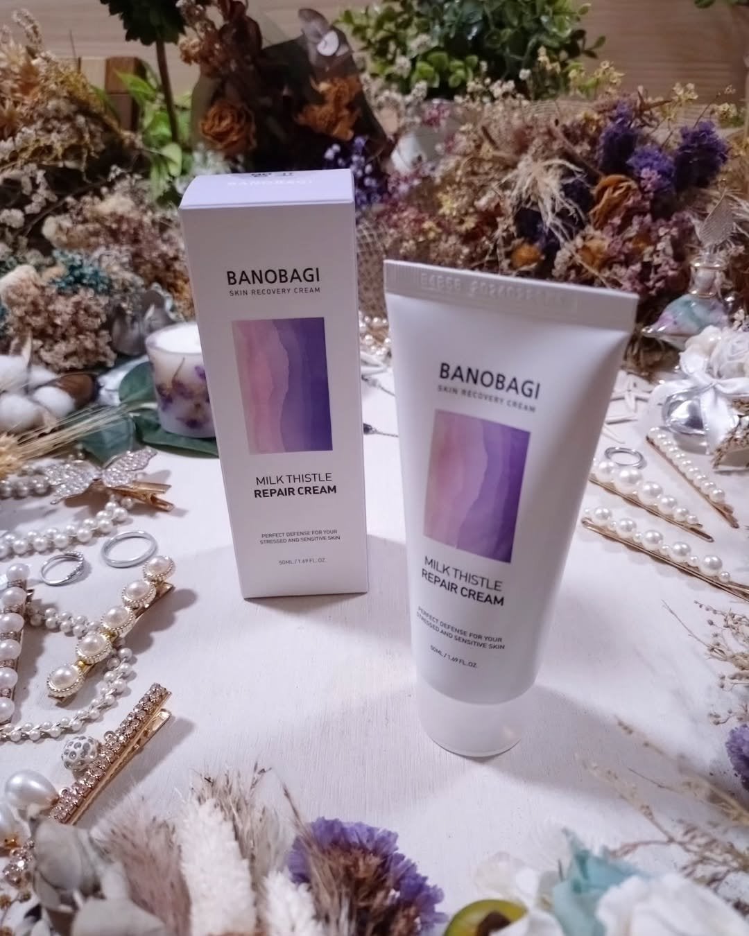 ミルクシスル リペアクリーム/BANOBAGI/フェイスクリームを使ったクチコミ(3枚目)