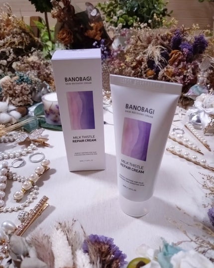 ミルクシスル リペアクリーム/BANOBAGI/フェイスクリームを使ったクチコミ(3枚目)