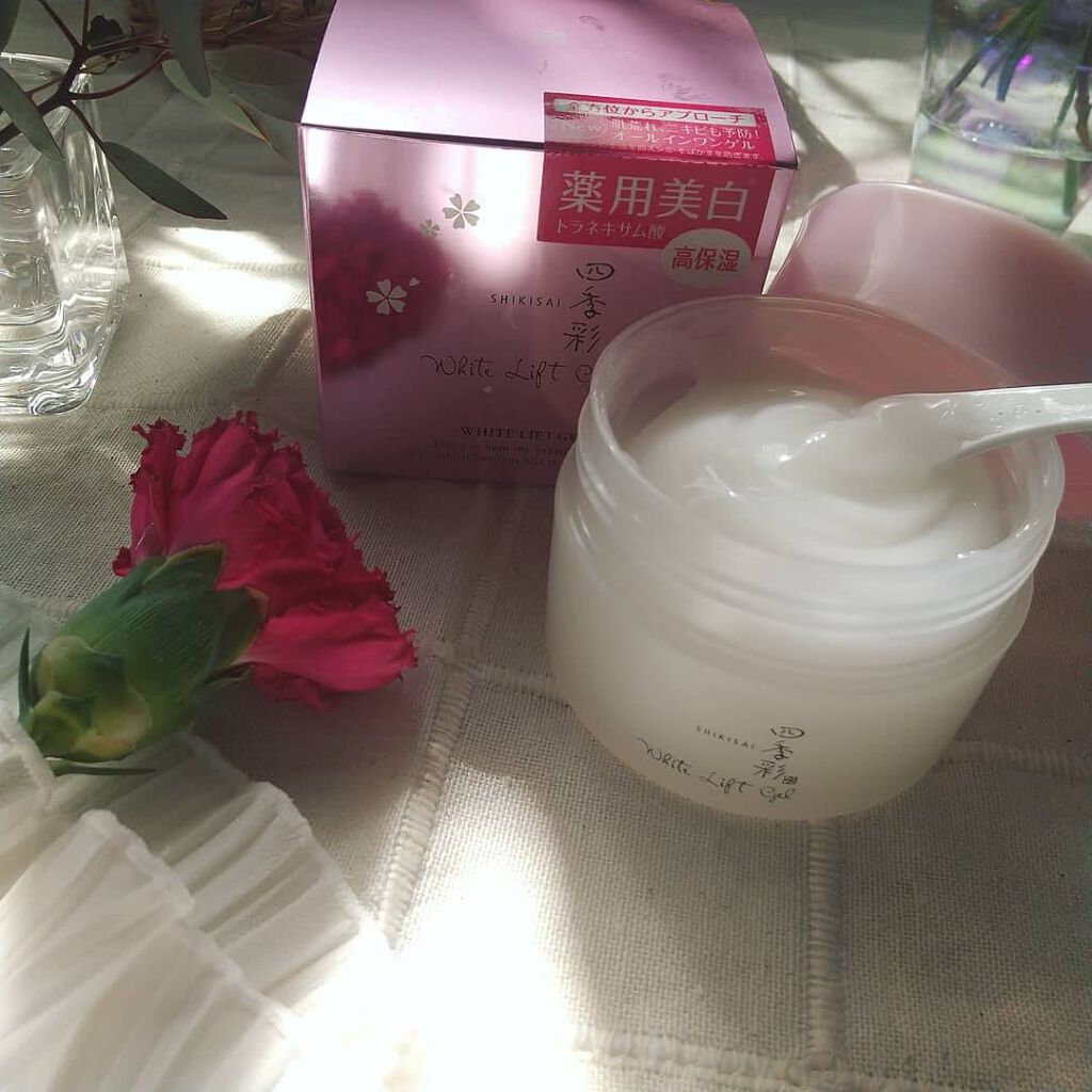 ホワイトリフトジェル/四季彩/オールインワン化粧品を使ったクチコミ（3枚目）