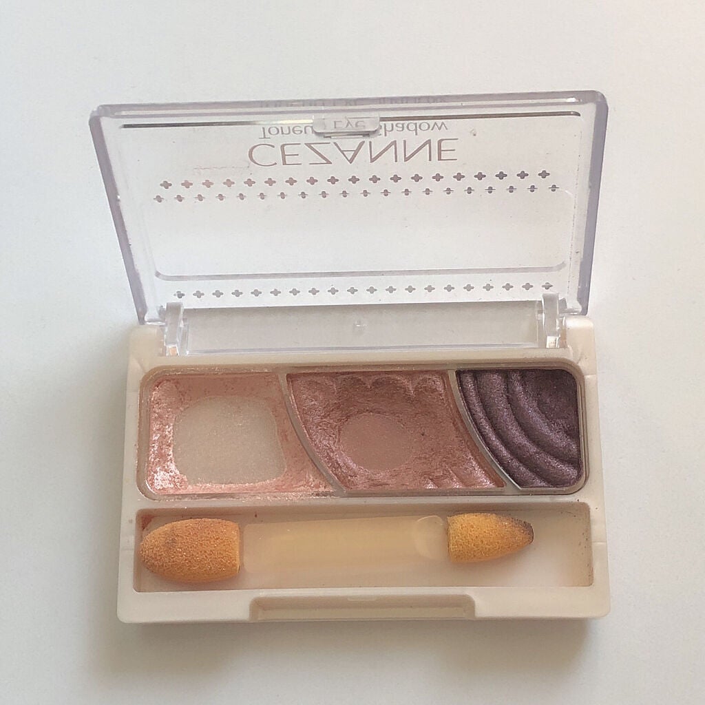 トーンアップアイシャドウ/CEZANNE/アイシャドウパレットを使ったクチコミ(2枚目)