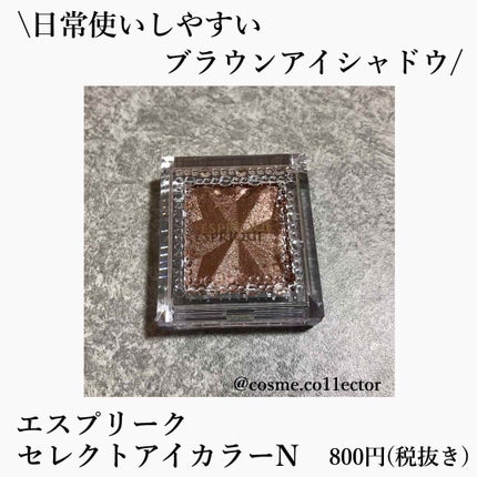 セレクト アイカラー N/ESPRIQUE/単色アイシャドウを使ったクチコミ(1枚目)
