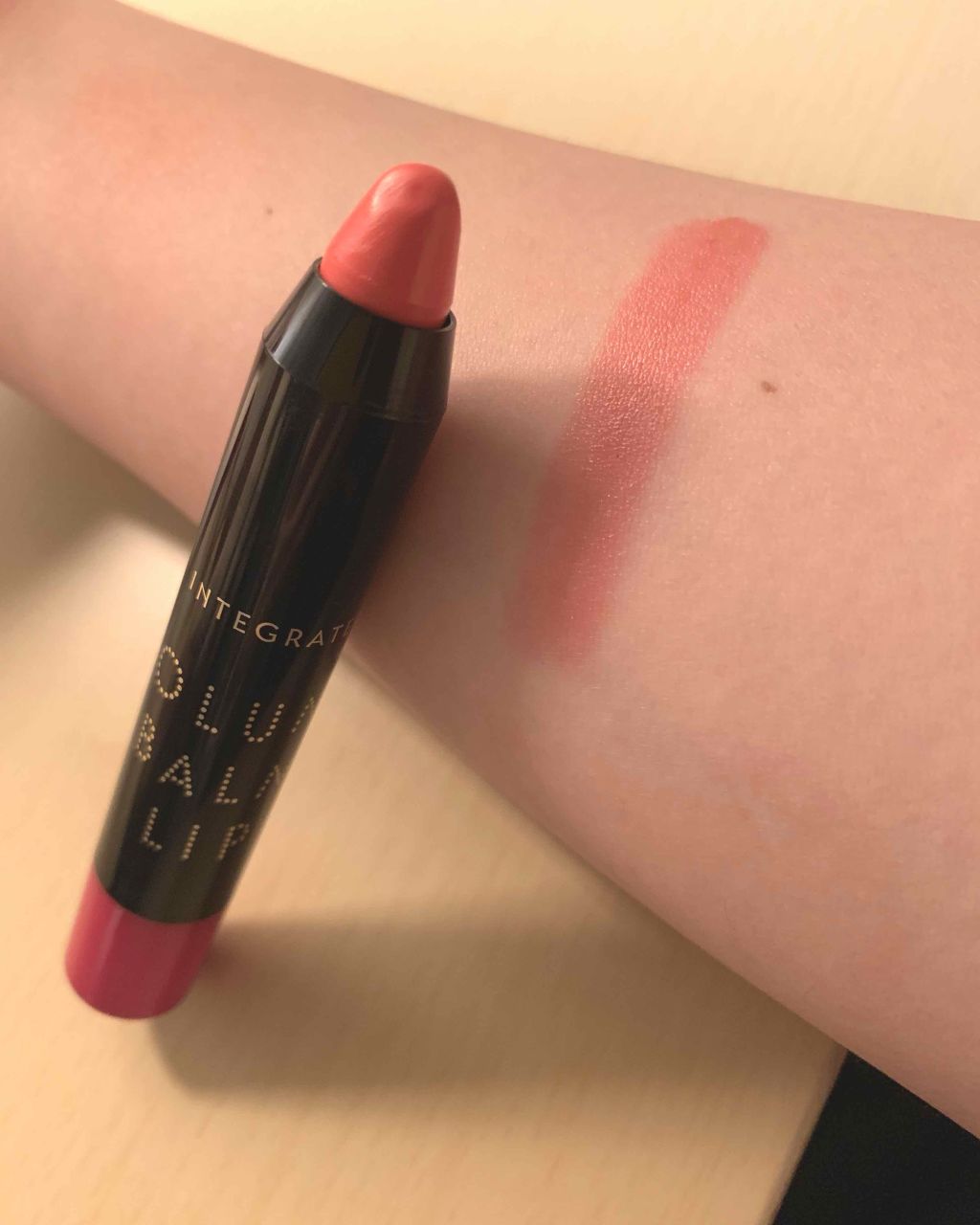 ボリュームバームリップ N/インテグレート/口紅を使ったクチコミ(2枚目)
