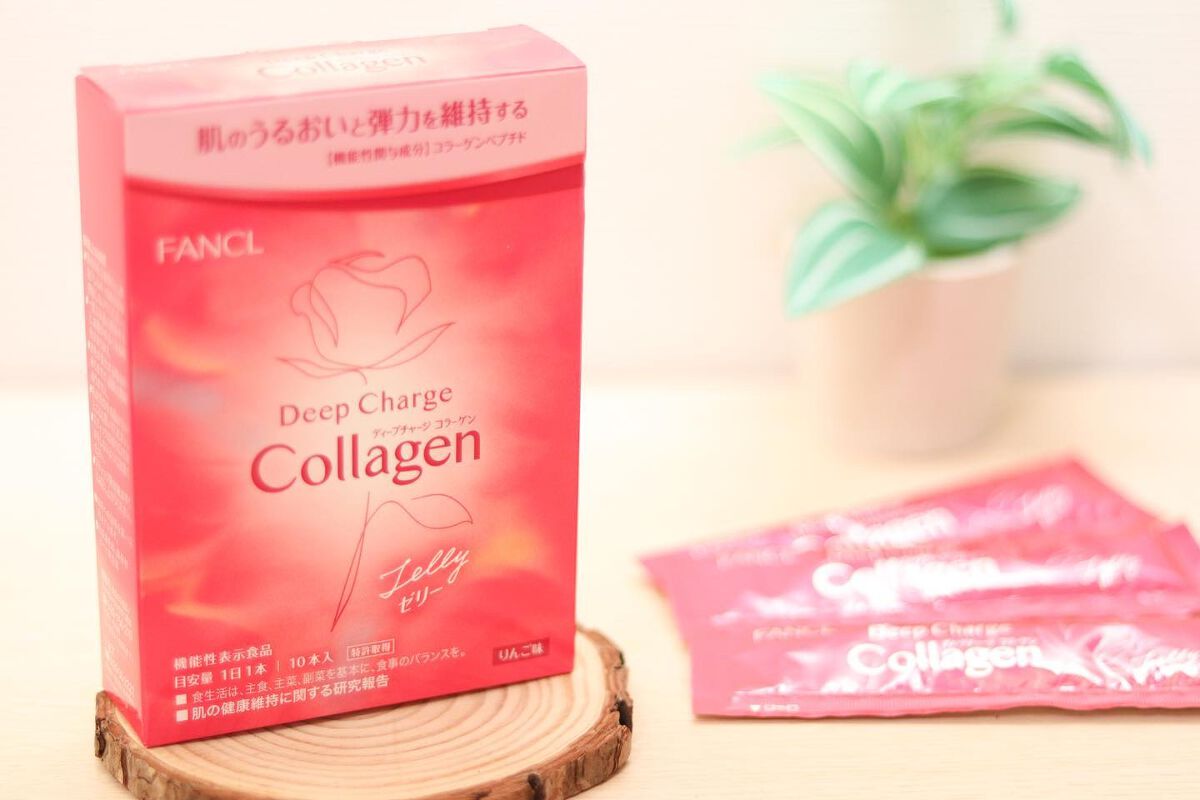 ディープチャージ コラーゲン スティックゼリー/ファンケル/美容サプリメントを使ったクチコミ(1枚目)