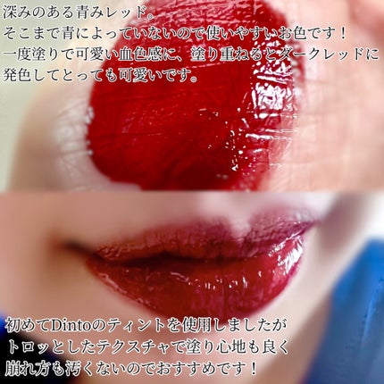 ブラーグロイリップティント/Dinto/リップティントを使ったクチコミ(2枚目)