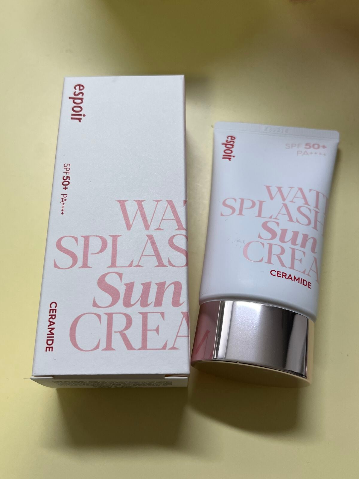 ウォータースプラッシュサンクリーム セラミド/espoir/日焼け止めクリームを使ったクチコミ(1枚目)