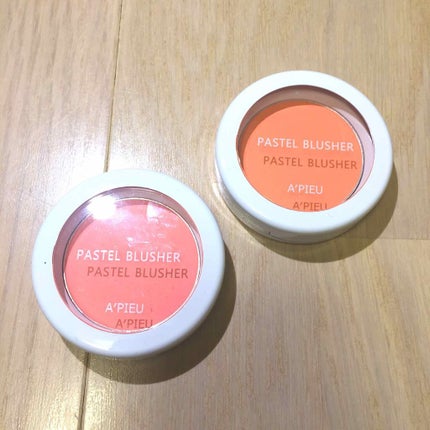 アピュー パステルブラッシャー/A’pieu/パウダーチークを使ったクチコミ(2枚目)