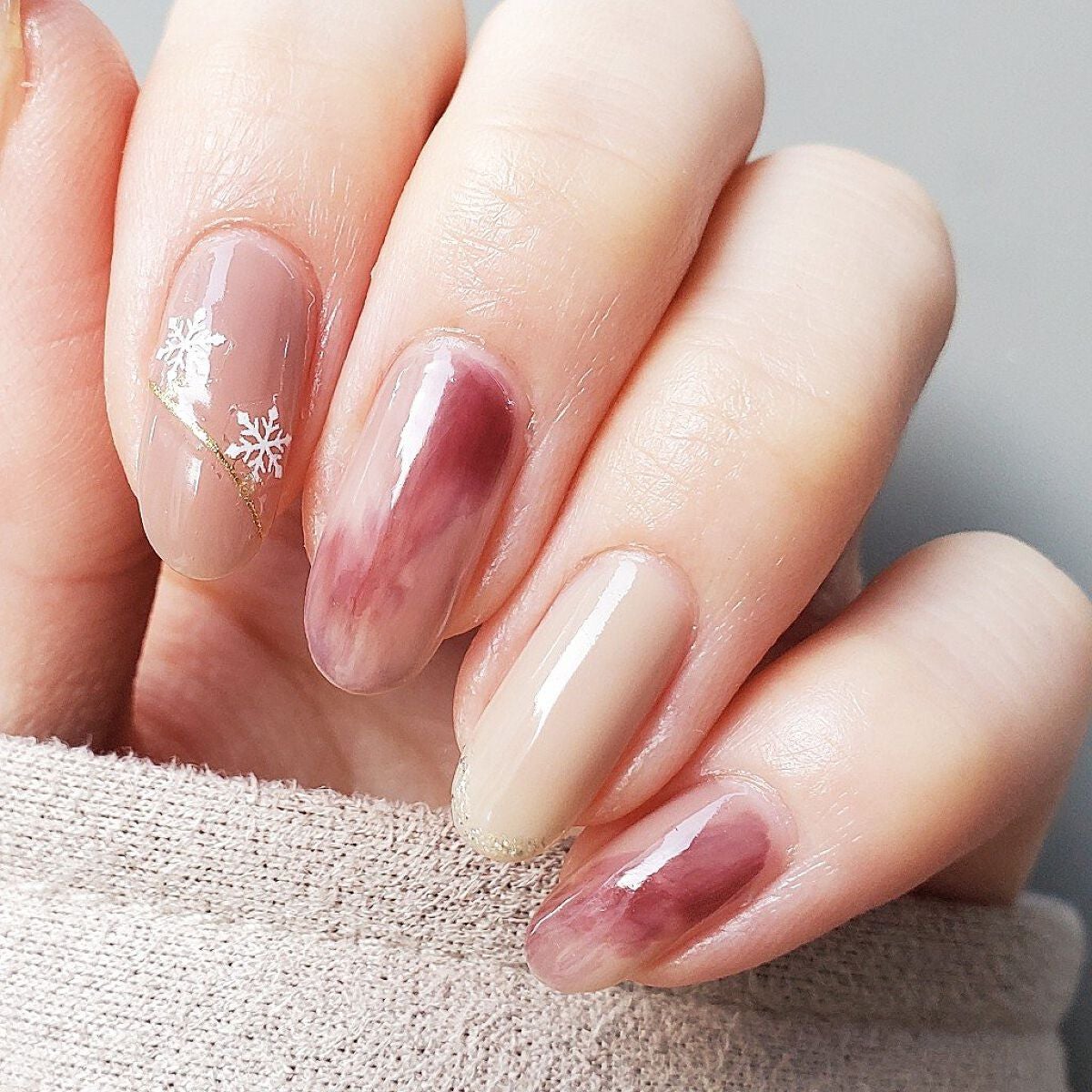 グロッシーコート/スキューズミー/オールインワンネイルを使ったクチコミ(5枚目)