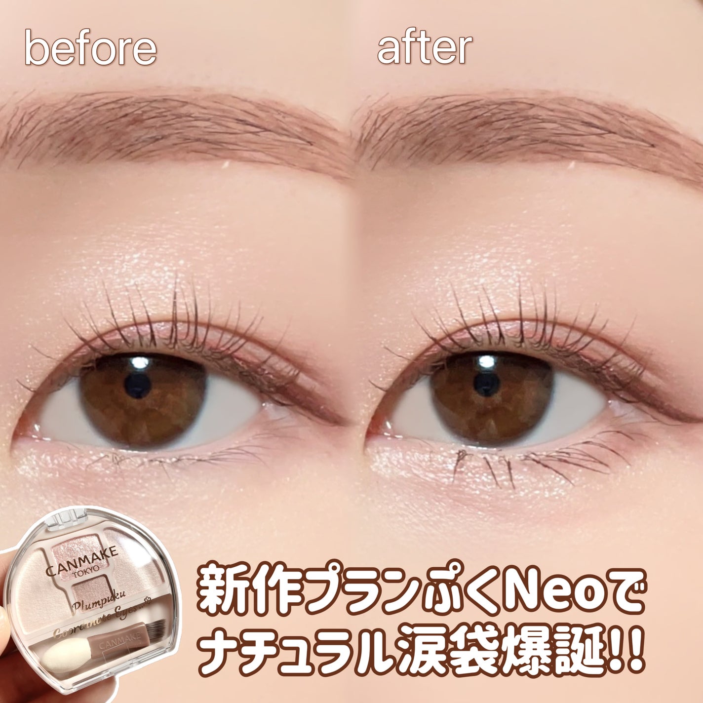 プランぷくコーデアイズNeo/キャンメイク/アイシャドウを使ったクチコミ(1枚目)