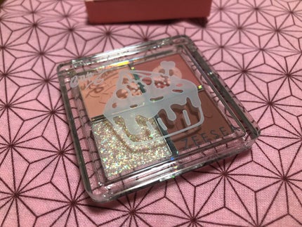 ZEESEAデザートコレクション4カラーアイシャドウパレット #02苺ケーキ/ZEESEA/アイシャドウパレットを使ったクチコミ(2枚目)